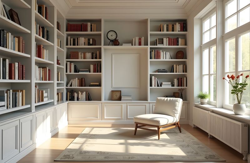Custom Bookshelves Installation in Greensboro, NC