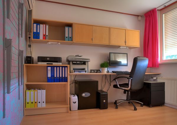 Built In Home Office Install